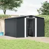 Bild von vidaXL Gerätehaus 257x298x178 cm Metall Anthrazit