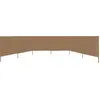 Bild von vidaXL 6-teiliges Windschutzgewebe 800 x 80 cm Taupe
