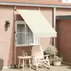 Bild von vidaXL Einziehbare Markise Handbetrieben 150 cm Cremeweiß