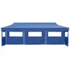 Bild von vidaXL Faltzelt Partyzelt Pop-Up mit 5 Seitenwänden 3 x 9 m Blau