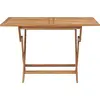 Bild von vidaXL Gartentisch Klappbar 120x70x75 cm Massivholz Teak