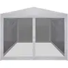 Bild von vidaXL Partyzelt mit 4 Mesh-Seitenwänden 3 x 3 m