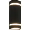 Bild von vidaXL Außenwandleuchten 2 Stk. 35 W Schwarz Halbrund