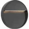 Bild von vidaXL Außenwandleuchten 2 Stk. LED 3W Schwarz Rund