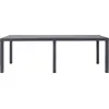 Bild von vidaXL Gartentisch Braun 220x90x72 cm Kunststoff Rattan-Optik