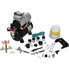 Bild von vidaXL Airbrush Profi Komplett-Set mit 3 Pistolen