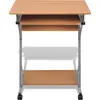 Bild von vidaXL Computertisch Computerwagen PC Tisch Bürotisch Laptop auf Rollen braun