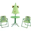Bild von vidaXL 3-tlg. Garten-Bistro-Set für Kinder mit Sonnenschirm Grün