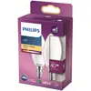 Bild von Philips Filament-Kerzenlampe, Milchglas, 40W, B35, E14 x2, 4,3 W, 40 W, E14, 470 lm, 15000 h, Warmweiß