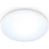 Bild von WiZ Superslim Deckenleuchte 16 W, Wi-Fi/Bluetooth, Weiß, Wi-Fi 4 (802.11n), 802.11b, 802.11g, LED, Metall, Kunststoff, Nicht austauschbare(s) Leuchtmittel