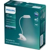 Bild von Philips Funktional Donutclip Schreibtischleuchte, Weiß, Metall, Schlafzimmer, Wohnzimmer, Büro, Modern, IP20, III