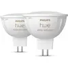 Bild von Philips Hue White and Color ambiance MR16 - Smarter Spot Doppelpack - 400, Intelligentes Leuchtmittel, Bluetooth/Zigbee, Weiß, LED, GU5.3, MR16