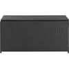 Bild von vidaXL Gartenbox Poly Rattan 100x50x50 cm Schwarz