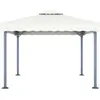 Bild von vidaXL Pavillon 300 x 300 cm Creme Aluminium