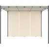 Bild von vidaXL Gartenpavillon mit Seitenvorhang 3x3x2,25 m Creme