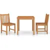 Bild von vidaXL 3-teiliges Garten-Ess-Set 80 x 80 cm Massivholz Teak
