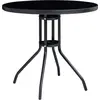 Bild von vidaXL 5-tlg. Bistro-Set Schwarz und Anthrazit