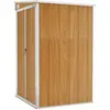 Bild von vidaXL Anbauschuppen Braun 118x100x178 cm Verzinkter Stahl