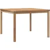 Bild von vidaXL Garten-Esstisch 110x110x77 cm Massivholz Teak