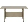 Bild von vidaXL Gartentisch Grau 120x70x66 cm Poly Rattan