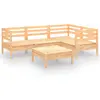 Bild von vidaXL 5-tlg. Garten-Lounge-Set Massivholz Kiefer