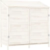 Bild von vidaXL Geräteschuppen Weiß 102x52x112 cm Massivholz Tanne