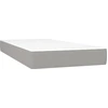 Bild von vidaXL Taschenfederkernmatratze Mittel Hellgrau 80x200x20 cm Stoff