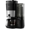 Bild von Philips All-in-1 Filter-Kaffeemaschine mit integriertem Mahlwerk, schwarz (HD7900/01)