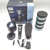 Bild von Philips SHAVER Series 9000 S9976/63 Elektrischer Nass- und Trockenrasierer mit SkinIQ, Rotationstrasierer, Schwarz, Lift & Cut System; Dual SteelPrecision blades, Replace every 2 yrs with SH91, 2 Jahr(e), Android, iOS
