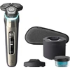 Bild von Philips SHAVER Series 9000 S9983/55 Elektrischer Nass- und Trockenrasierer mit SkinIQ, Rotationstrasierer, Gold, Lift & Cut System; Dual SteelPrecision blades, GroomTribe, Replace every 2 yrs with SH91, 2 Jahr(e)