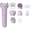 Bild von Philips Epilator Series 9000 BRE728/00 Kabelloser Epilierer, nass und trocken, Lila, 32 Pinzette, Depilation, Exfoliation, Rasieren, Glättende Pedikürrolle, 70400 RPM, Batterie, Integrierte Batterie