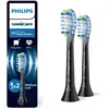 Bild von Philips Sonicare Premium Plaque Defence HX9042/88 Doppelpack Bürstenköpfe, 2 Stück(e), Schwarz, 3 Monat( e), Medium, 62000 Bewegungen pro Minute, Philips