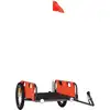 Bild von vidaXL Fahrradanhänger Orange Oxford-Gewebe und Eisen