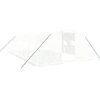 Bild von vidaXL Gewächshaus mit Stahlrahmen Weiß 32 m² 8x4x2 m