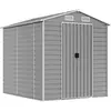 Bild von vidaXL Gartenhaus Hellgrau 191 x 215 x 198 cm Verzinkter Stahl