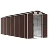 Bild von vidaXL Gartenhaus Braun 191x555x198 cm Verzinkter Stahl
