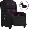 Bild von vidaXL Massagesessel Elektrisch Schwarz Samt