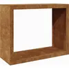 Bild von vidaXL Brennholzregal 100x40x80 cm Wetterfester Stahl