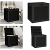 Bild von vidaXL Gartenbox Schwarz 55,5x43x53 cm Polypropylen - Gartentruhe - Gartentruhen - Gartenbox - Aufbewahrungsbox