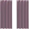 Bild von vidaXL Voile Vorhänge mit Ösen 2 Stk. Lila 140x245 cm