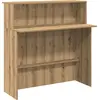 Bild von vidaXL Empfangstheke Artisan-Eiche 100x50x103,5 cm Holzwerkstoff