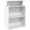 Bild von vidaXL Empfangstresen Weiß 100 x 40 x 104 cm Holzwerkstoff