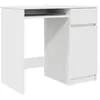 Bild von vidaXL Schreibtisch Weiß 86x49x76 cm Holzwerkstoff