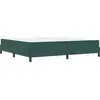 Bild von vidaXL Boxspringbett mit Matratze Dunkelgrün 200 x 210 cm Stoff