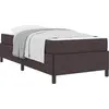 Bild von vidaXL Boxspringbett Dunkelbraun 100 x 200 cm Stoff