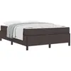 Bild von vidaXL Boxspringbett Dunkelbraun 140 x 200 cm Stoff