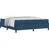 Bild von vidaXL Boxspringbett Blau 180 x 200 cm Stoff