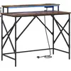 Bild von vidaXL Schreibtisch Räuchereiche 100 x 50 x 86,5 cm Holzwerkstoff