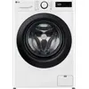 Bild von LG F4DR509SBW, Frontlader, Freistehend, Schwarz, Weiß, Links, Schwarz, Tasten, Drehregler