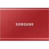Bild von Samsung Portable SSD T7, 500 GB, USB Typ-C, 3.2 Gen 2 (3.1 Gen 2), 1050 MB/s, Passwortschutz, Rot